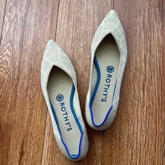 Rothy’s The Point Sahara Gold 6.5 EUC - Picture 4 of 10